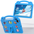 Gyermek tok iPad Air 10.9" 2022/2020 (5/4 gen.) / Pro 11" 2022/2021/2020 (4/3/2 gen.), Cute Patterns, állvánnyal, kék