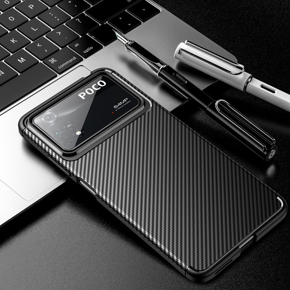 Telefontok a Xiaomi Poco X4 Pro 5G, Carbon Gel, fekete