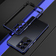 Teletok LUPHIE Samsung Galaxy S25 Ultra-hoz, Armor Bumper, fekete
