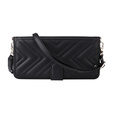 Tok patenttal a Xiaomi Poco F7 Pro-hez, Crossbody Leather Wallet, fekete