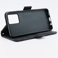 Pattintható tok a Motorola Moto G54 5G, Card Slot, fekete