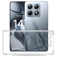 Telefontok a Xiaomi 14T Pro, Dropproof, átlátszó
