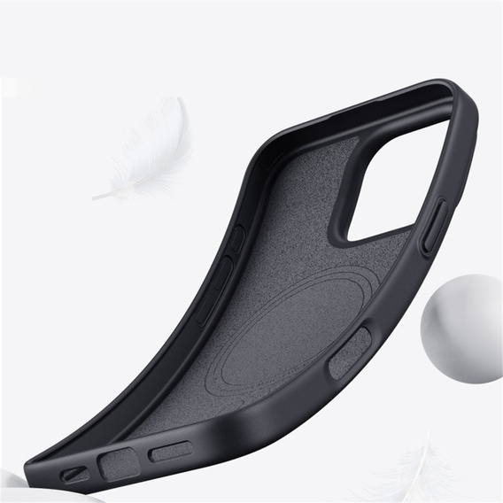Tok iPhone 16 Pro Max, Aramid Fiber Cover, fekete
