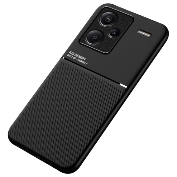 tok Xiaomi Redmi Note 13 Pro+, mágneses markolatlemezzel, fekete