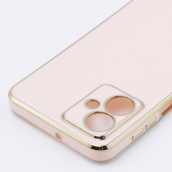 Tojás Motorola Moto G54 5G, Glamour CamShield, rózsaszín rose gold