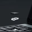 Tok + billentyűzet Galaxy Tab S9, NILLKIN Bumper Pen Slot, fekete