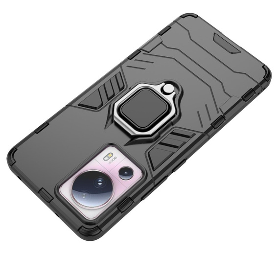 Telefontok a Xiaomi 13 Lite, Kickstand Ring, fekete