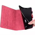 Tok iPad 10.2" 2021/2020/2019 (9/8/7 gen.), pánttal, animal, piros