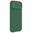 Nillkin páncélozott tok iPhone 15 Plus készülékhez, CamShield Pro, zöld