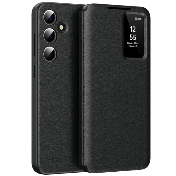 Flip tok Samsung Galaxy A56 5G, Smart View Wallet, fekete