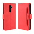 Pattintható tok a Xiaomi Redmi Note 8 Pro, Card Slot, piros