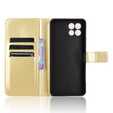 Pattintható tok a T Phone 2 5G, Crazy Horse Wallet, arany