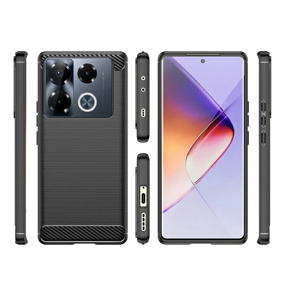 Telefontok a Infinix Note 40 Pro Plus, Carbon, fekete
