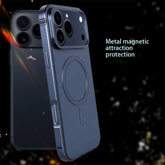 Fémkeretes tok MagSafe-hez iPhone 17 Pro-hoz