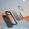 Fusion Hybrid tok Google Pixel 10 / 10 Pro készülékhez, MagSafe, állvánnyal, kék színű