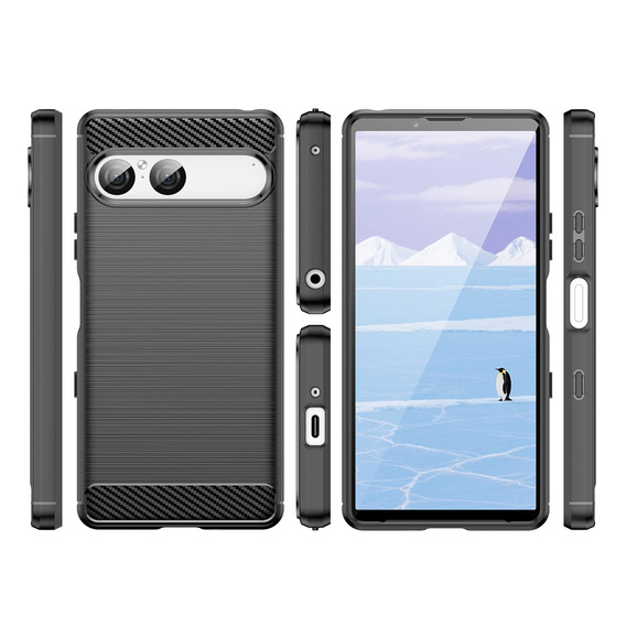 Szénszálas védőtok Sony Xperia 10 VII készülékhez