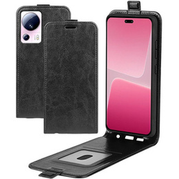 Pattintható tok a Xiaomi 13 Lite, Flip, fekete