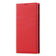 Bőr tok a Samsung Galaxy S23 Plus, ERBORD Grain Leather, piros