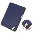 Tok iPad Pro 11" 2024 (5 gen.), Smartcase tolltartóval, sötétkék