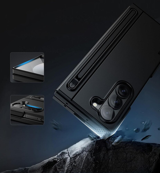Telefontok a Samsung Galaxy ZFold 6, Suritch Full Body, fekete