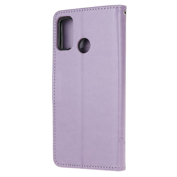 Pattintható tok a Motorola Moto G10 / G30, Butterfly, kék