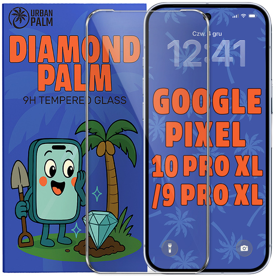 Diamond Palm edzett üveg a Google Pixel 10 Pro XL / 9 Pro XL készülékhez