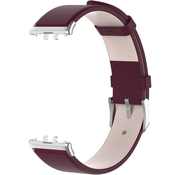 Bőrszíj Samsung Galaxy Fit 3 készülékhez, bordó színű