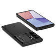 Spigen Optik Armor fekete tok Samsung Galaxy S23 Ultra készülékekhez