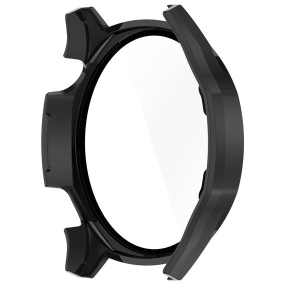 2in1 tok + edzett üveg a Huawei Watch GT 5 46mm-hoz, fekete