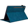 Tok Samsung Galaxy Tab S8 Ultra, Classic, tolltartóval, kék