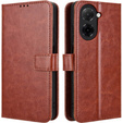Pattintható tok a Xiaomi Redmi A5, Crazy Horse Wallet, barna