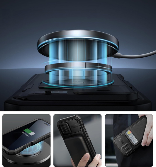 Dexnor CamProtect MagSafe páncélozott tok iPhone 16 készülékhez