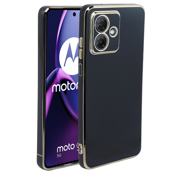 Tojás Motorola Moto G54 5G, Glamour CamShield, fekete