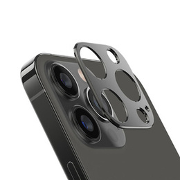 Fém kamerafedél iPhone 13 Pro Max készülékhez, kék