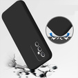 Telefontok a Samsung Galaxy M52 5G, Silicone Lite, fekete