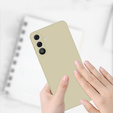 Telefontok a Samsung Galaxy A36 5G, Silicone Lite, bézs színű