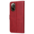 Pattintható tok a Realme C67, Leather Wallet, piros