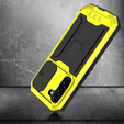 Páncélozott tok a Samsung Galaxy S22, R-JUST CamShield Slide, sárga