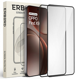 2x ERBORD 3D edzett üveg az Oppo Find X9 készülékhez
