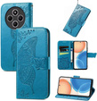Pattintható tok a Xiaomi Redmi 14C / Xiaomi Poco C75, Butterfly, kék