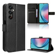 Pattintható tok a Samsung Galaxy M55 5G, Wallet Smart Magnet, fekete