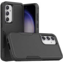 Páncélozott tok Samsung Galaxy S23 FE, Dual Shockproof, fekete