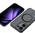 Tok Oppo Reno 13-hoz, MagSafe, ERBORD Matt Case, fekete