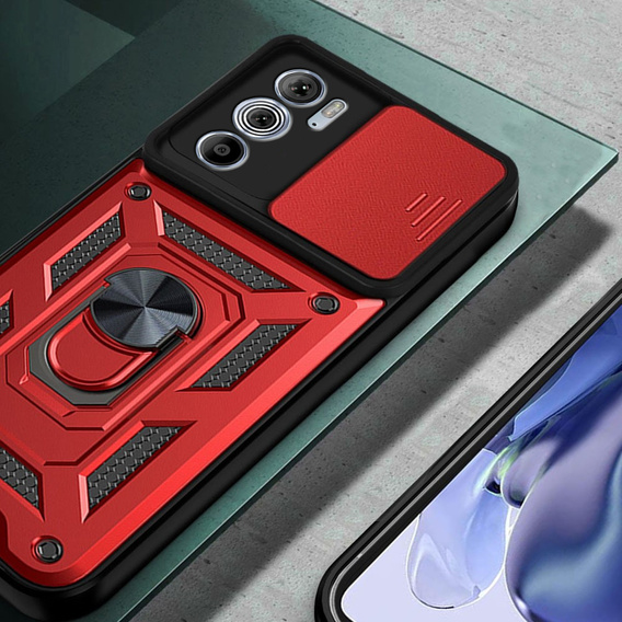 Telefontok a Motorola Edge 30 Pro, CamShield Slide, piros