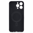 Tok iPhone 15 Pro Max, Aramid Fiber Cover, fekete
