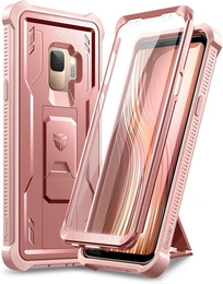 Páncélozott tok a Samsung Galaxy S9, Dexnor Full Body, rózsaszín