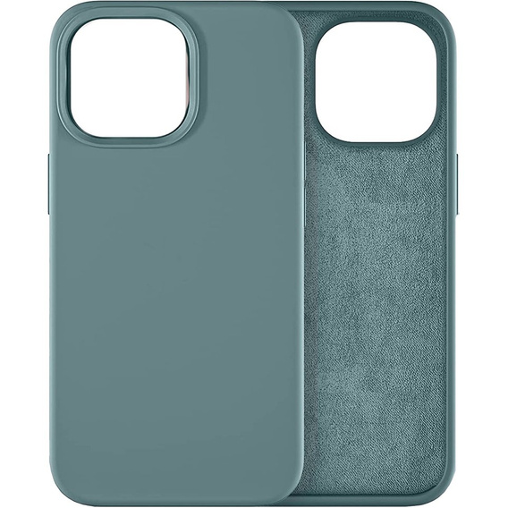 Telefontok a iPhone 14 Pro, Silicone Lite, zöld