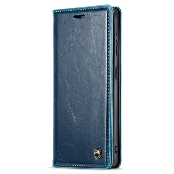 CASEME flip tok Samsung Galaxy S21 FE, Waxy Textured, kék