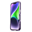 Teletok LUPHIE iPhone 14 Plus-hoz, Armor Bumper, lila