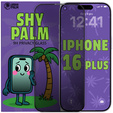 Shy Palm Privacy edzett üveg iPhone 16 Plus-hez